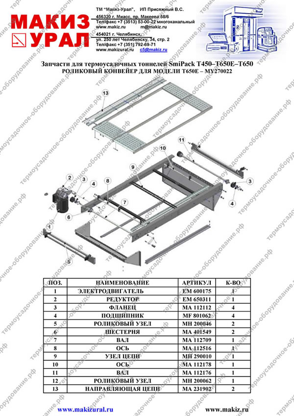     SmiPack T450-T650-T650 -     T650E - MY270022